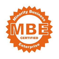 Mbe certified enterprise logo.