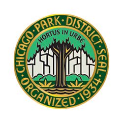 Chicago park district logo.