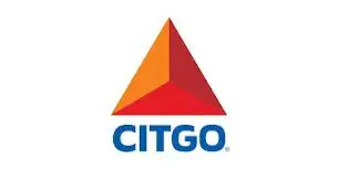 The citgo logo on a white background.